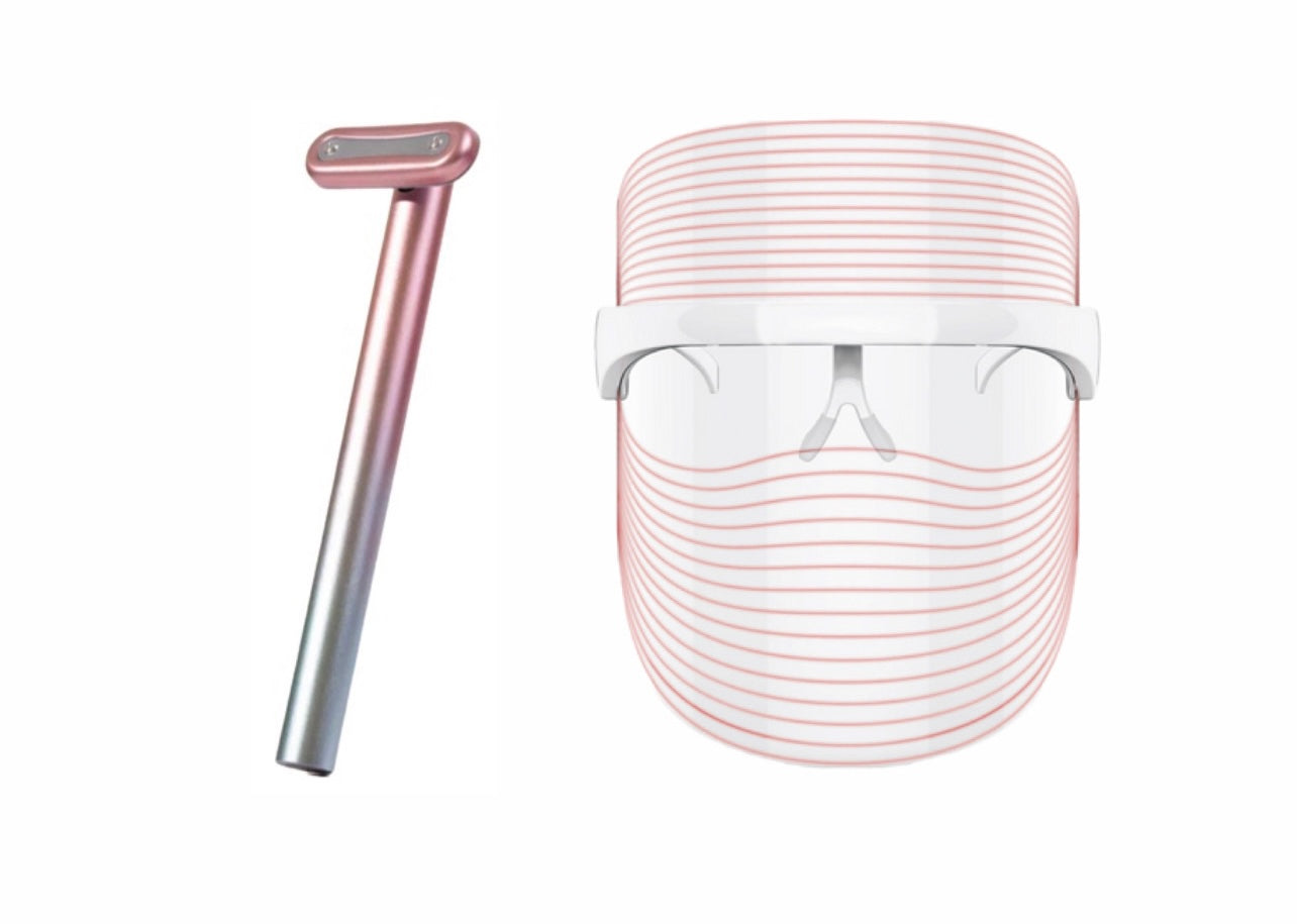 Led Mask + Wand Bundle